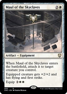 Maul of the Skyclaves - Commander: Phyrexia: All Will Be One (ONC) #80 - Rare Magic: The Gathering Trading Card