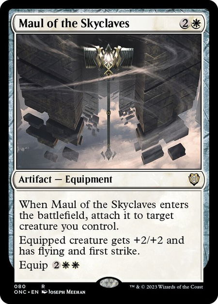 Maul of the Skyclaves - Commander: Phyrexia: All Will Be One Magic: The Gathering trading card