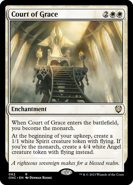 Court of Grace - Commander: Phyrexia: All Will Be One Magic: The Gathering trading card