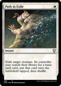 Path to Exile - Commander: Phyrexia: All Will Be One (ONC) #84 - Uncommon Magic: The Gathering Trading Card