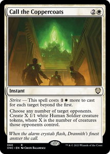 Call the Coppercoats - Commander: Phyrexia: All Will Be One (ONC) #60 - Rare Magic: The Gathering Trading Card