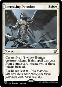Increasing Devotion - Commander: Phyrexia: All Will Be One (ONC) #76 - Rare Magic: The Gathering Trading Card