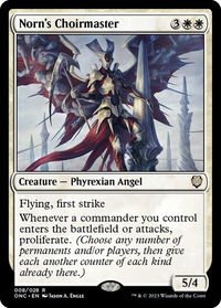 Norn's Choirmaster - Commander: Phyrexia: All Will Be One (ONC) #8 - Rare Magic: The Gathering Trading Card