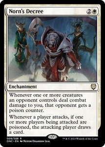Norn's Decree - Commander: Phyrexia: All Will Be One (ONC) #9 - Rare Magic: The Gathering Trading Card