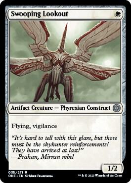 Swooping Lookout - Phyrexia: All Will Be One Magic: The Gathering trading card