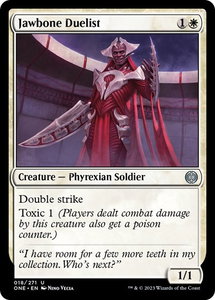 Jawbone Duelist - Phyrexia: All Will Be One (ONE) #18 - Uncommon Magic: The Gathering Trading Card