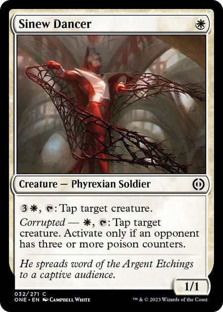 Sinew Dancer - Phyrexia: All Will Be One Magic: The Gathering trading card