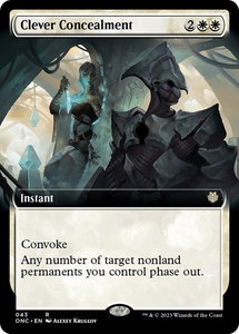 Clever Concealment (Extended Art) - Commander: Phyrexia: All Will Be One (ONC) #43 - Rare Magic: The Gathering Trading Card