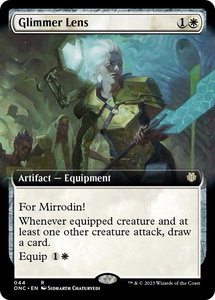 Glimmer Lens (Extended Art) - Commander: Phyrexia: All Will Be One (ONC) #44 - Rare Magic: The Gathering Trading Card