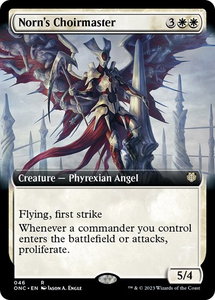 Norn's Choirmaster (Extended Art) - Commander: Phyrexia: All Will Be One (ONC) #46 - Rare Magic: The Gathering Trading Card