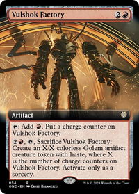 Vulshok Factory (Extended Art) - Commander: Phyrexia: All Will Be One (ONC) #54 - Rare Magic: The Gathering Trading Card