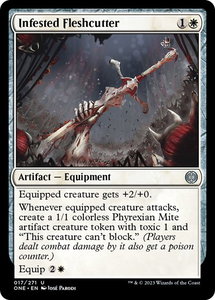 Infested Fleshcutter - Phyrexia: All Will Be One (ONE) #17 - Uncommon Magic: The Gathering Trading Card