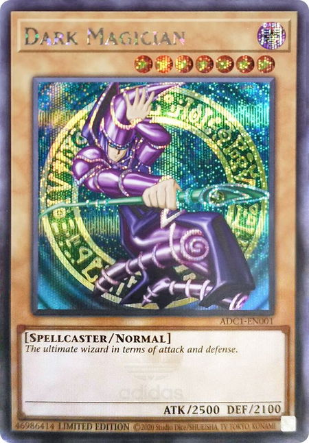Dark Magician (Adidas Exclusive) - Miscellaneous Promotional Cards YuGiOh trading card