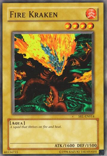 Fire Kraken trading card from Spell Ruler (Worldwide English) Fire Kraken - Spell Ruler (Worldwide English) YuGiOh trading card