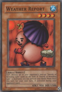 Weather Report - Spell Ruler (Worldwide English) (SRL-EN) #SRL-EN020 - Common / Short Print YuGiOh Trading Card