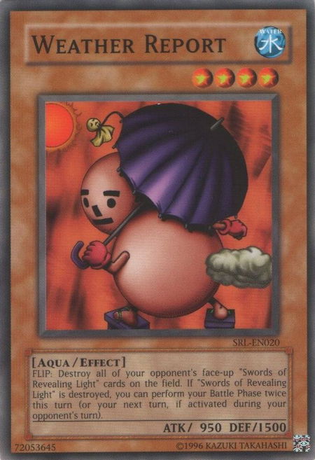 Weather Report - Spell Ruler (Worldwide English) YuGiOh trading card