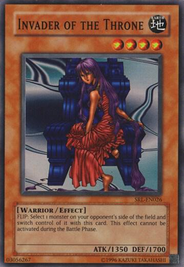 Invader of the Throne trading card from Spell Ruler (Worldwide English) Invader of the Throne - Spell Ruler (Worldwide English) YuGiOh trading card