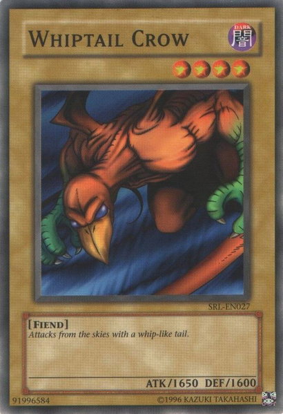 Whiptail Crow trading card from Spell Ruler (Worldwide English) Whiptail Crow - Spell Ruler (Worldwide English) YuGiOh trading card