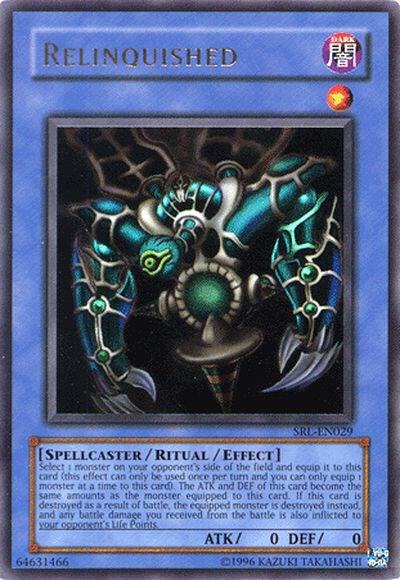 Relinquished trading card from Spell Ruler (Worldwide English) Relinquished - Spell Ruler (Worldwide English) YuGiOh trading card