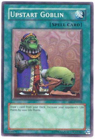 Upstart Goblin trading card from Spell Ruler (Worldwide English) Upstart Goblin - Spell Ruler (Worldwide English) YuGiOh trading card