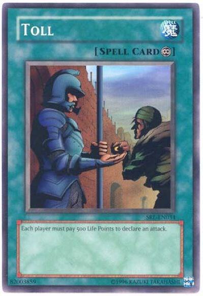 Toll trading card from Spell Ruler (Worldwide English) Toll - Spell Ruler (Worldwide English) YuGiOh trading card