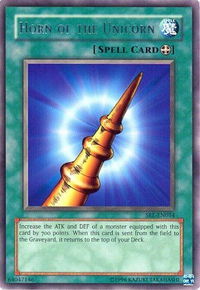 Horn of the Unicorn - Spell Ruler (Worldwide English) (SRL-EN) #SRL-EN054 - Rare YuGiOh Trading Card