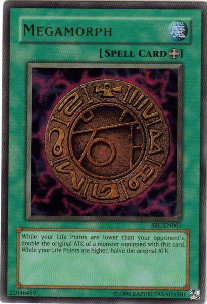 Megamorph trading card from Spell Ruler (Worldwide English) Megamorph - Spell Ruler (Worldwide English) YuGiOh trading card