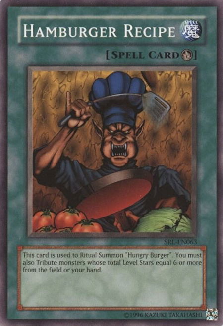 Hamburger Recipe - Spell Ruler (Worldwide English) YuGiOh trading card