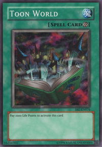 Toon World - Spell Ruler (Worldwide English) (SRL-EN) #SRL-EN076 - Super Rare YuGiOh Trading Card