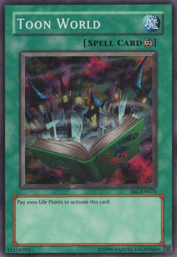 Toon World trading card from Spell Ruler (Worldwide English) Toon World - Spell Ruler (Worldwide English) YuGiOh trading card