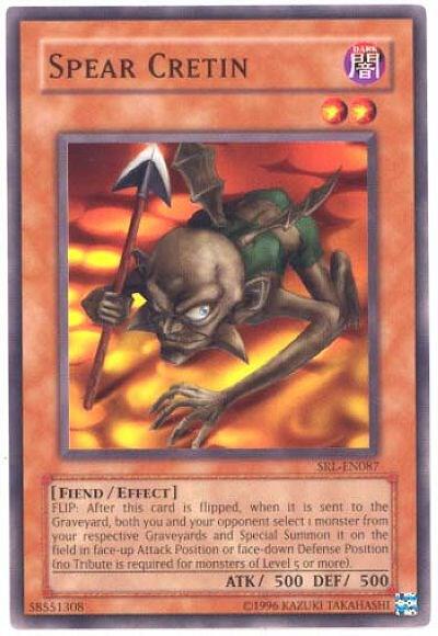 Spear Cretin trading card from Spell Ruler (Worldwide English) Spear Cretin - Spell Ruler (Worldwide English) YuGiOh trading card