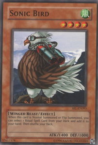 Sonic Bird - Spell Ruler (Worldwide English) (SRL-EN) #SRL-EN093 - Common / Short Print YuGiOh Trading Card