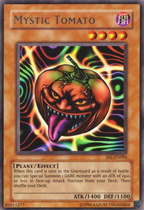 Mystic Tomato - Spell Ruler (Worldwide English) (SRL-EN) #SRL-EN094 - Rare YuGiOh Trading Card