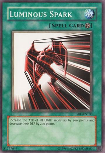 Luminous Spark trading card from Spell Ruler (Worldwide English) Luminous Spark - Spell Ruler (Worldwide English) YuGiOh trading card