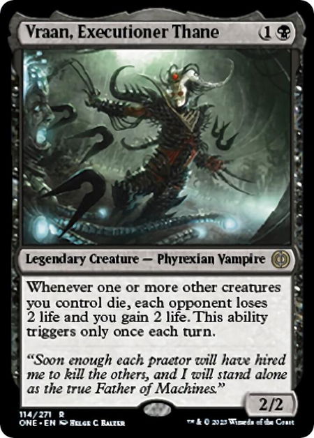 Vraan, Executioner Thane - Phyrexia: All Will Be One Magic: The Gathering trading card