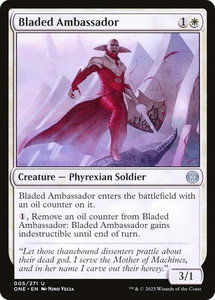 Bladed Ambassador - Phyrexia: All Will Be One (ONE) #5 - Uncommon Magic: The Gathering Trading Card