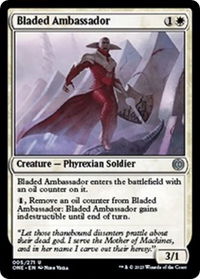 Bladed Ambassador - Phyrexia: All Will Be One (ONE) #5 - Uncommon Magic: The Gathering Trading Card