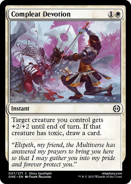 Compleat Devotion - Phyrexia: All Will Be One Magic: The Gathering trading card
