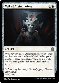 Veil of Assimilation - Phyrexia: All Will Be One (ONE) #37 - Uncommon Magic: The Gathering Trading Card