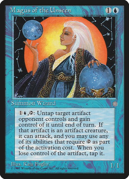 Magus of the Unseen - Ice Age Magic: The Gathering trading card