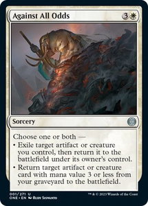 Against All Odds - Phyrexia: All Will Be One (ONE) #1 - Uncommon Magic: The Gathering Trading Card