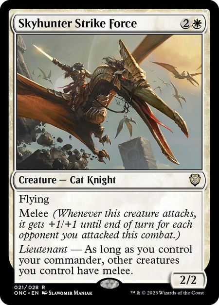 Skyhunter Strike Force - Commander: Phyrexia: All Will Be One Magic: The Gathering trading card