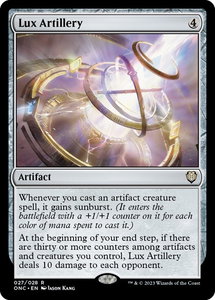 Lux Artillery - Commander: Phyrexia: All Will Be One (ONC) #27 - Rare Magic: The Gathering Trading Card