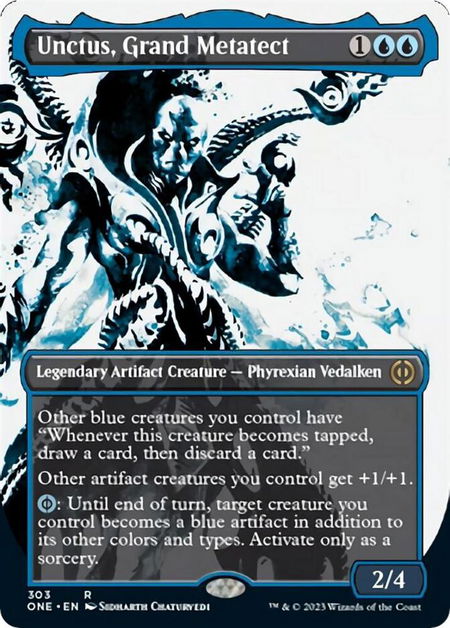 Unctus, Grand Metatect (Showcase) - Phyrexia: All Will Be One Magic: The Gathering trading card