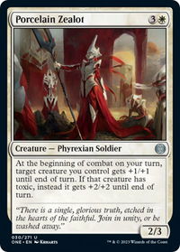 Porcelain Zealot - Phyrexia: All Will Be One (ONE) #30 - Uncommon Magic: The Gathering Trading Card