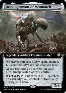Urtet, Remnant of Memnarch (Extended Art) - Commander: Phyrexia: All Will Be One (ONC) #42 - Rare Magic: The Gathering Trading Card