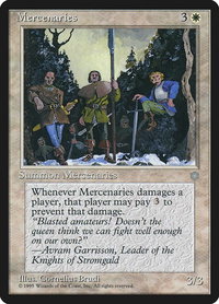 Mercenaries - Ice Age (ICE) #44 - Rare Magic: The Gathering Trading Card