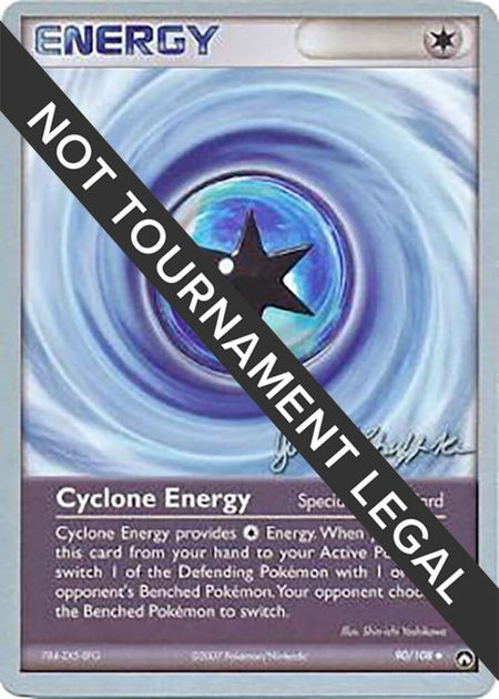 Cyclone Energy - 2007 (Jeremy Scharff-Kim) - World Championship Decks Pokémon trading card