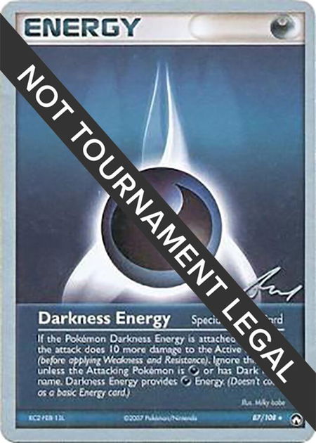 Darkness Energy - 2007 (Tom Roos) - World Championship Decks Pokémon trading card