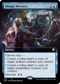 Mirage Mockery (Extended Art) - Commander: Phyrexia: All Will Be One (ONC) #32 - Rare Magic: The Gathering Trading Card